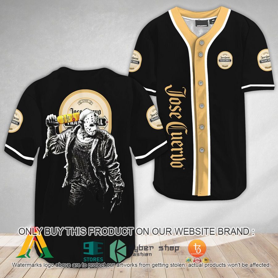 horror jason voorhees jose cuervo baseball jersey 1 88125