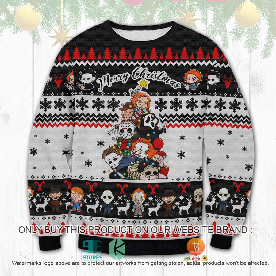 HOT Horror Movies Christmas Sweater 6 horror movies christmas ugly sweater 1 86794