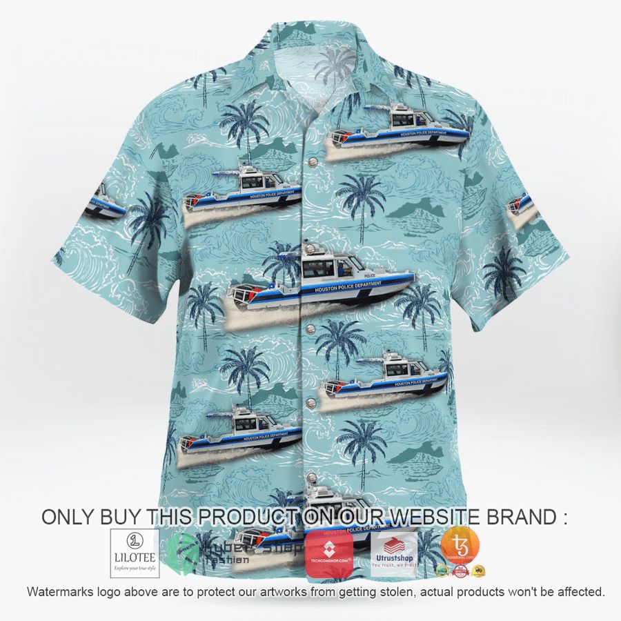 HOT Houston Police Department Patrol Boat Hawaiian Shirt 8 houston police department patrol boat hawaiian shirt 8 73697
