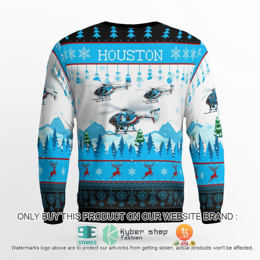 NEW Houston Police Helicopter 78F N5278F Christmas Sweatshirt, Sweater 5 houston police helicopter 78f n5278f christmas sweater sweatshirt 5 88516