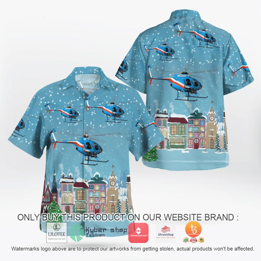 houston police md 500e 369e christmas hawaiian shirt 2 44872