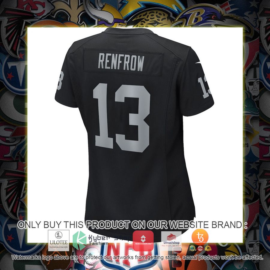 HOT Hunter Renfrow Las Vegas Raiders Nike Women's Game Black Football Jersey Shirt 3 hunter renfrow las vegas raiders nike womens game black football jersey 3 76668
