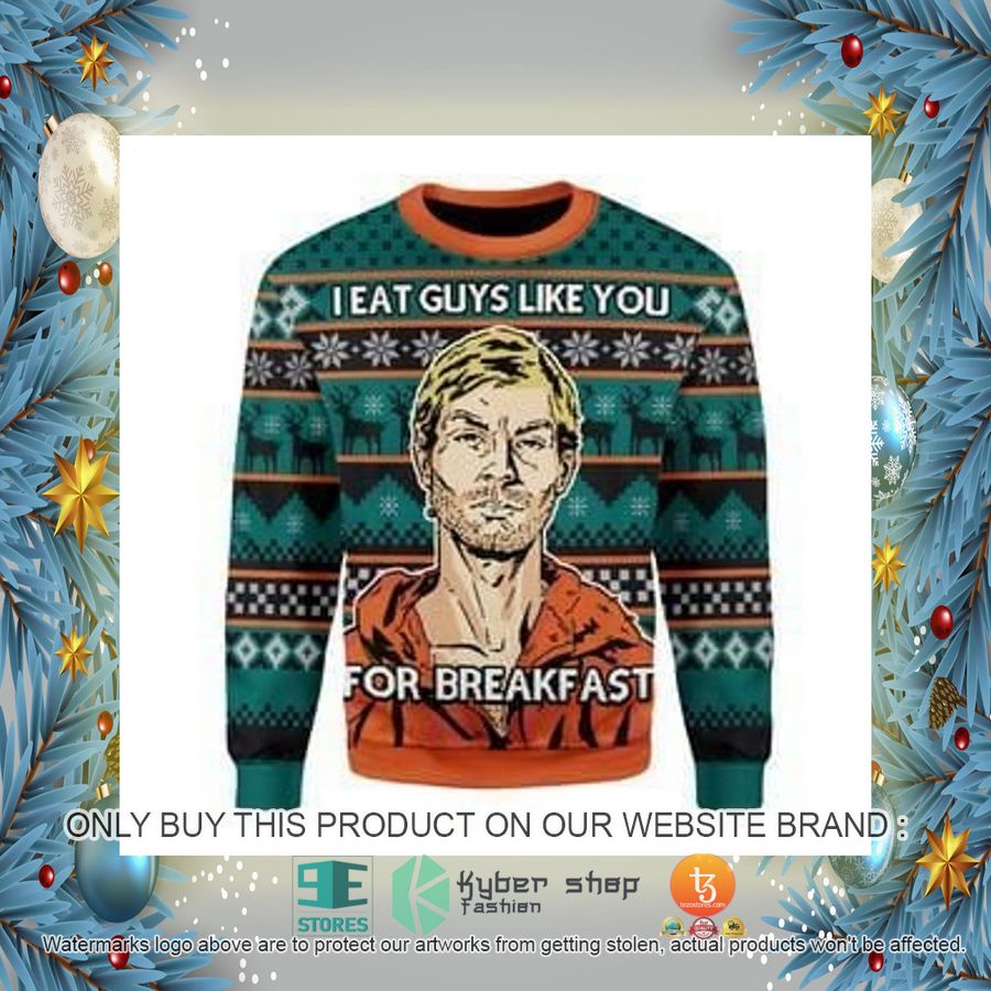 HOT I Eat Guys Like You For Breakfast Ugly Christmas Sweater 3 i eat guys like you for breakfast ugly christmas sweater 3 78573