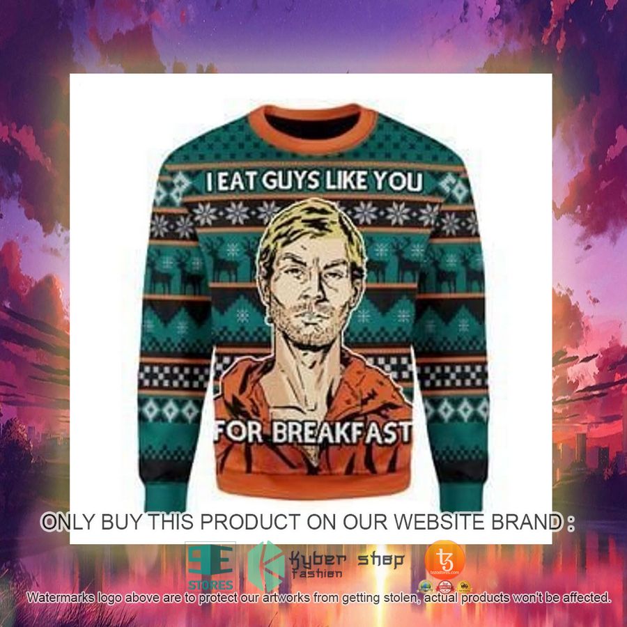 HOT I Eat Guys Like You For Breakfast Ugly Christmas Sweater 5 i eat guys like you for breakfast ugly christmas sweater 5 12460