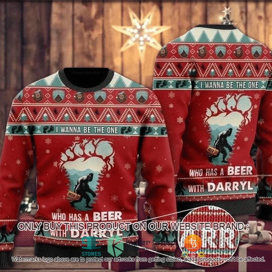 NEW I Wanna Be The One Who Has A Beer With Darryl Christmas Sweatshirt, Sweater 17 i wanna be the one who has a beer with darryl christmas ugly sweater 1 94329