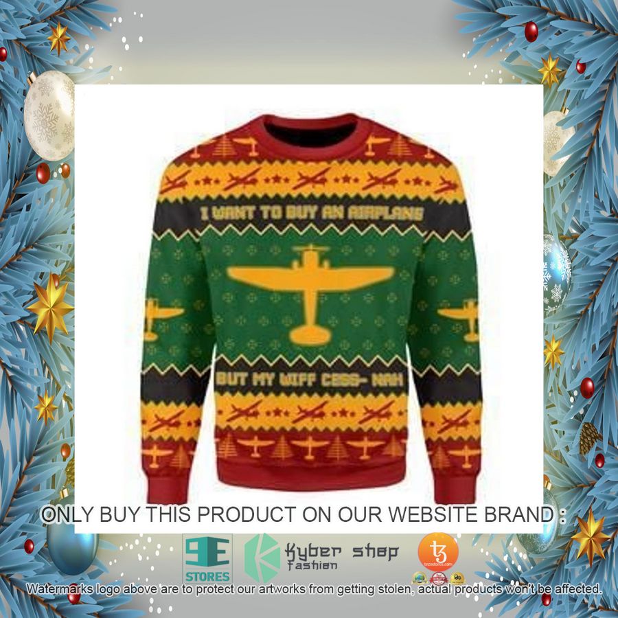 HOT I Want to Buy an Airplane Ugly Christmas Sweater 3 i want to buy an airplane ugly christmas sweater 3 78398