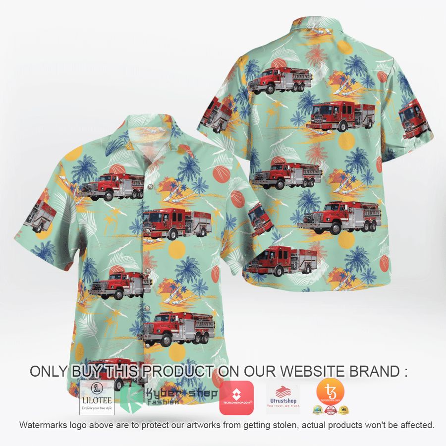 ida township monroe county michigan ida township volunteer fire department hawaiian shirt 1 65852