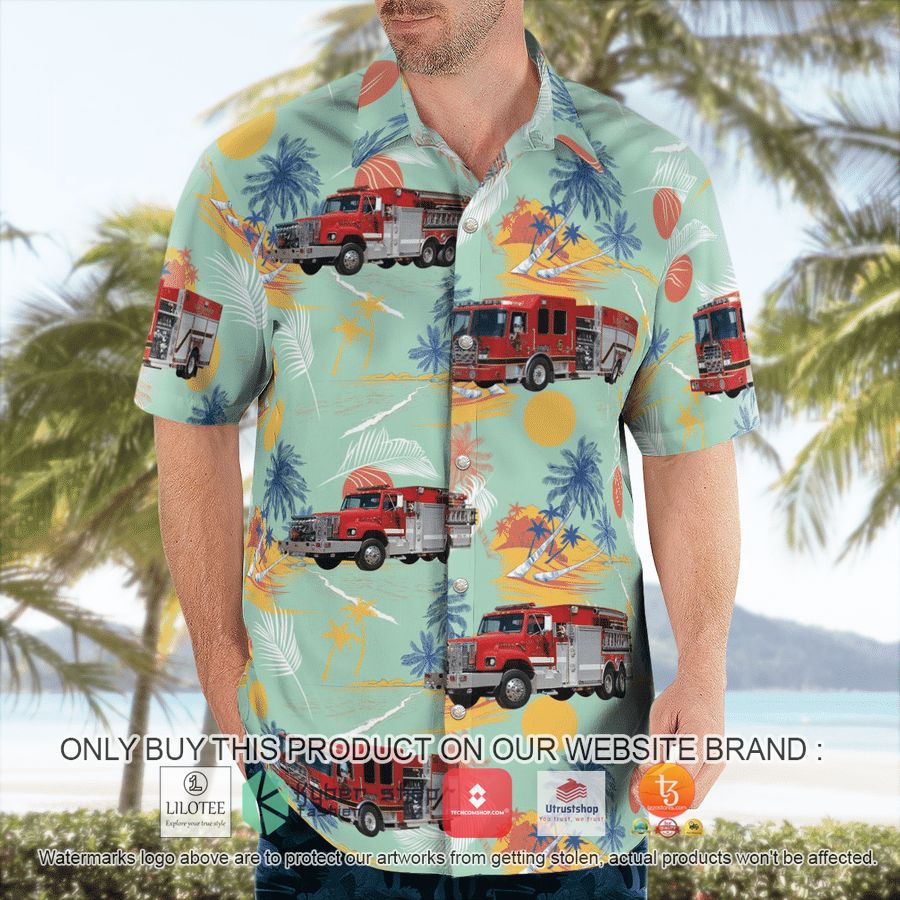 HOT Ida Township, Monroe County, Michigan, Ida Township Volunteer Fire Department Hawaiian Shirt 7 ida township monroe county michigan ida township volunteer fire department hawaiian shirt 7 97093