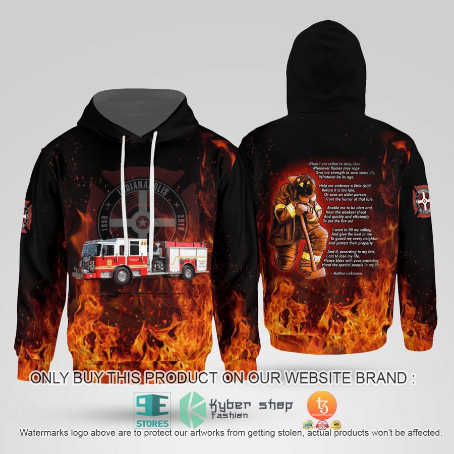 indianapolis indiana indianapolis fire department 3d hoodie 1 52933
