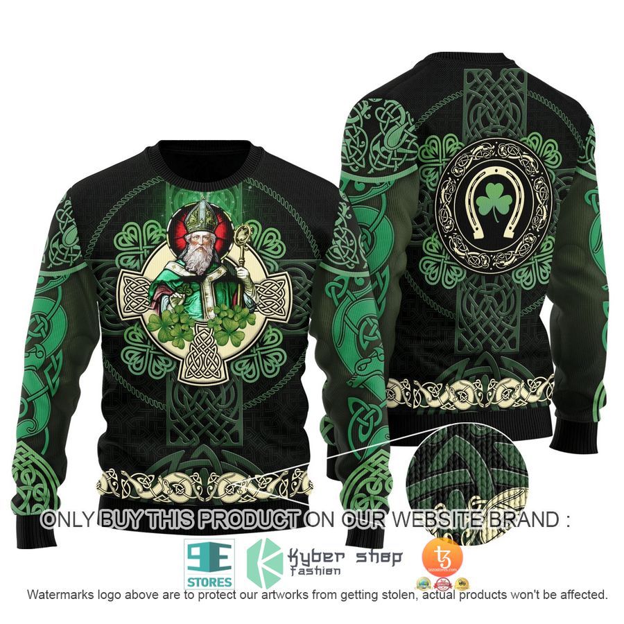 irish saint patrick day clover ugly christmas sweater 1 51564