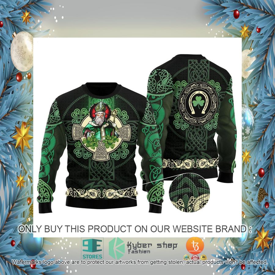 HOT Irish Saint Patrick Day Clover Ugly Christmas Sweater 2 irish saint patrick day clover ugly christmas sweater 2 72587