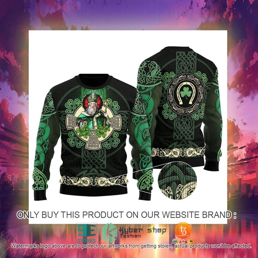 HOT Irish Saint Patrick Day Clover Ugly Christmas Sweater 3 irish saint patrick day clover ugly christmas sweater 3 35244