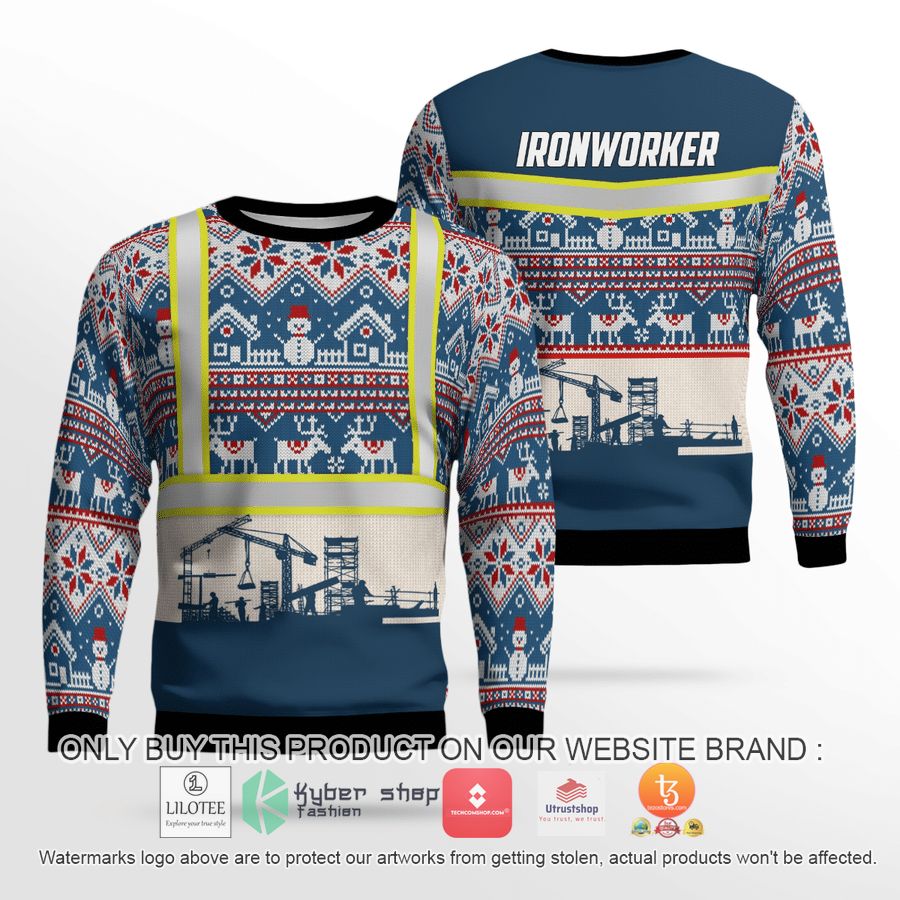 ironworkers blue 3d sweater 1 79817