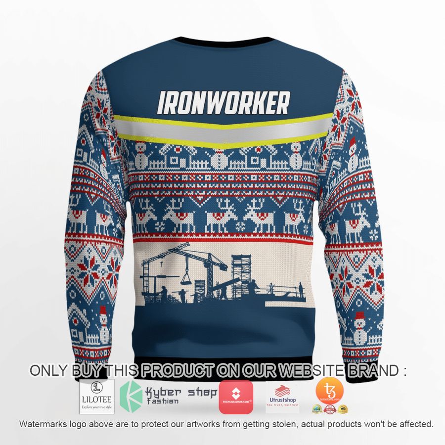 HOT Ironworkers Blue Sweater 12 ironworkers blue 3d sweater 12 18129