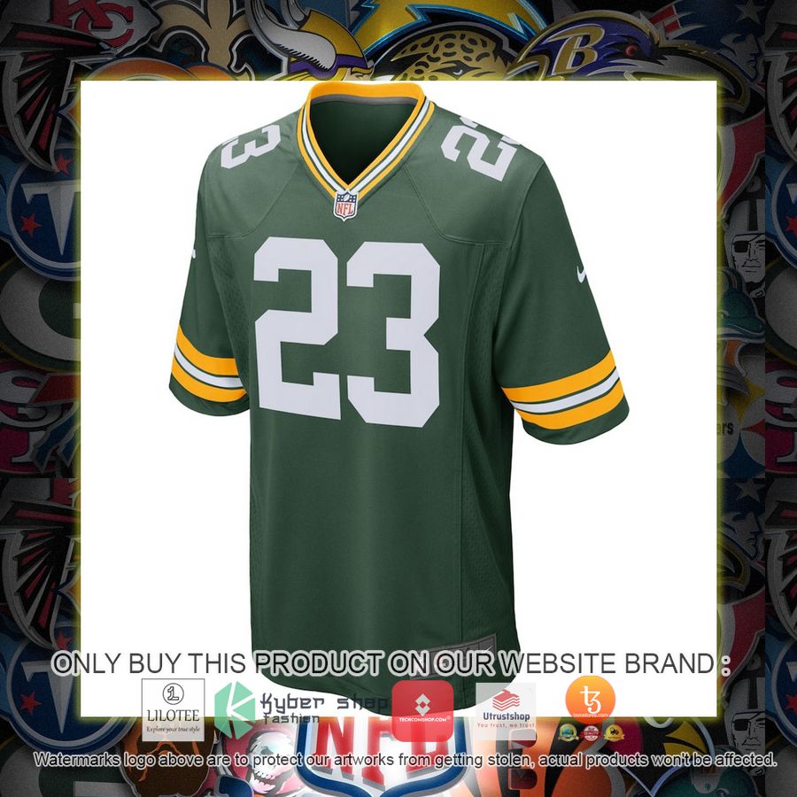 HOT Jaire Alexander Green Bay Packers Nike Green Football Jersey Shirt 2 jaire alexander green bay packers nike green football jersey 2 99415