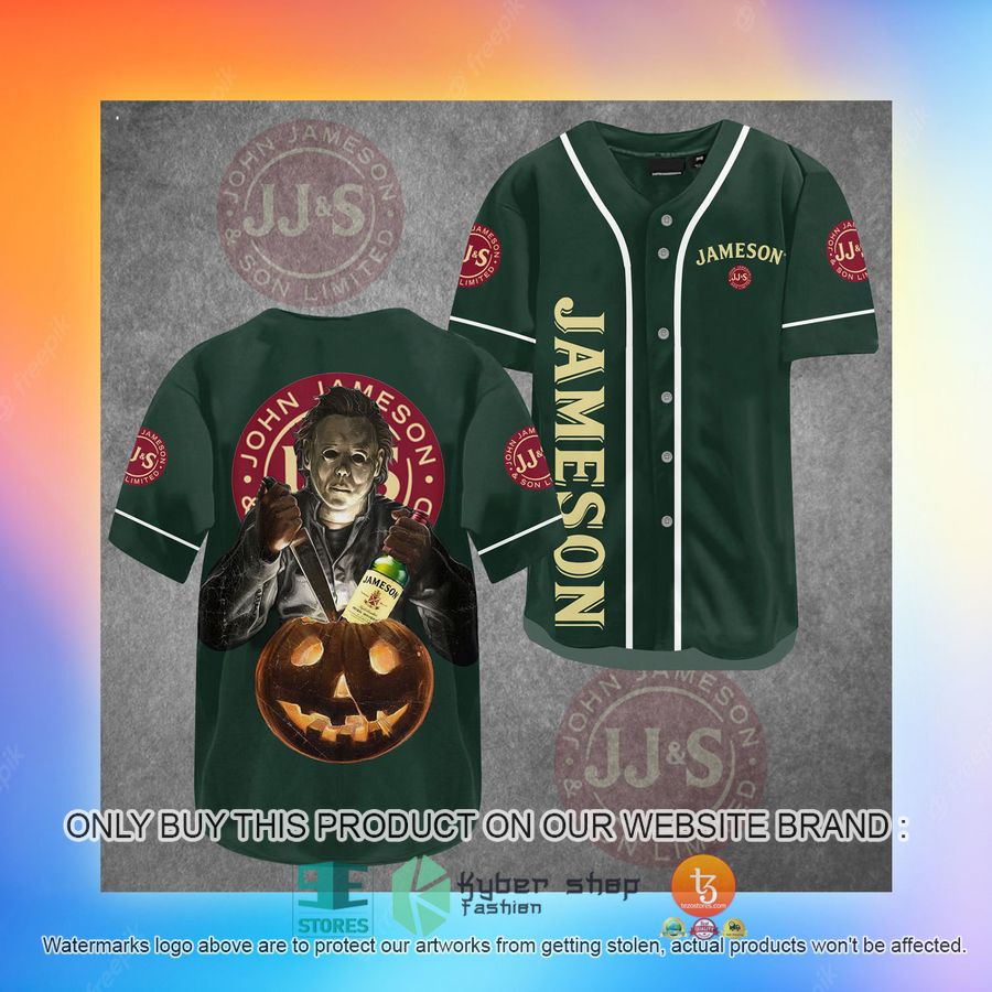 NEW Jameson Michael Myers Pumpkin Baseball Shirt 3 jameson michael myers pumpkin baseball jersey 3 32027