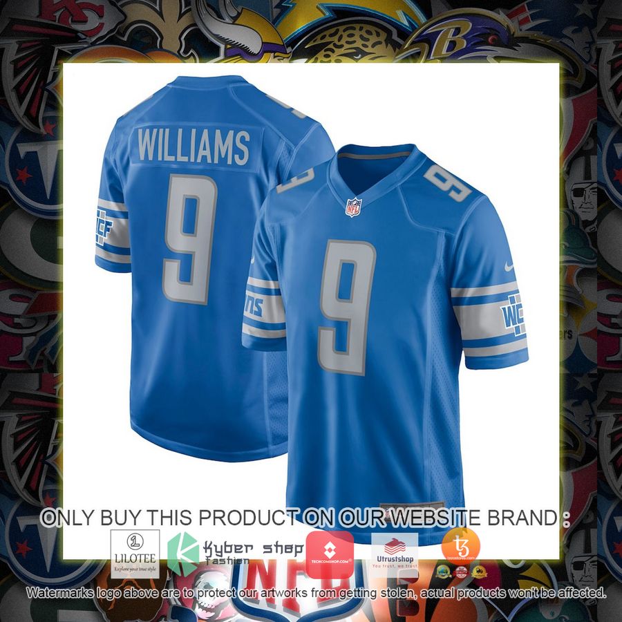 HOT Jameson Williams Detroit Lions Nike 2022 NFL Draft First Round Pick Blue Football Jersey Shirt 1 jameson williams detroit lions nike 2022 nfl draft first round pick blue football jersey 1 3072