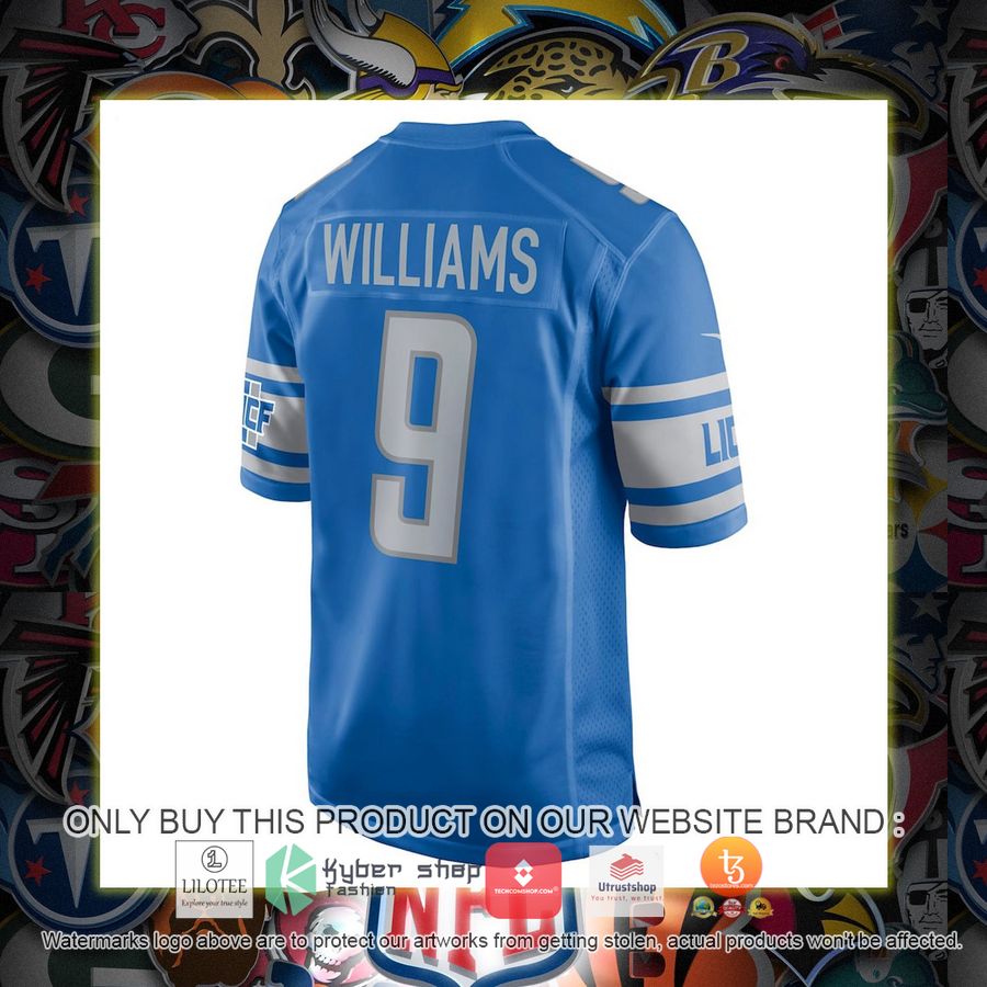 HOT Jameson Williams Detroit Lions Nike 2022 NFL Draft First Round Pick Blue Football Jersey Shirt 3 jameson williams detroit lions nike 2022 nfl draft first round pick blue football jersey 3 77476