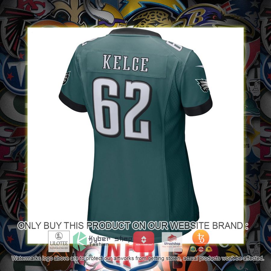 HOT Jason Kelce Philadelphia Eagles Nike Women's Midnight Green Football Jersey Shirt 3 jason kelce philadelphia eagles nike womens midnight green football jersey 3 37521