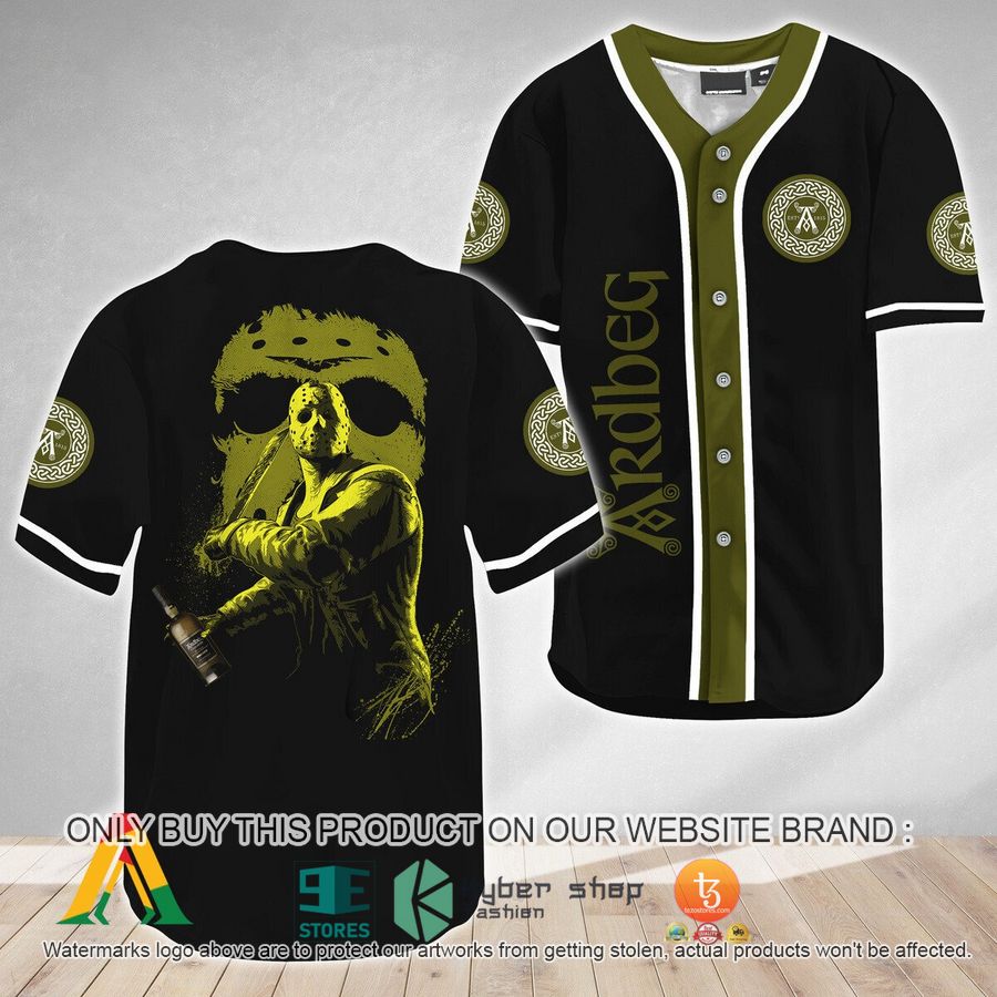 jason voorhees friday the 13th ardbeg black baseball jersey 1 88484