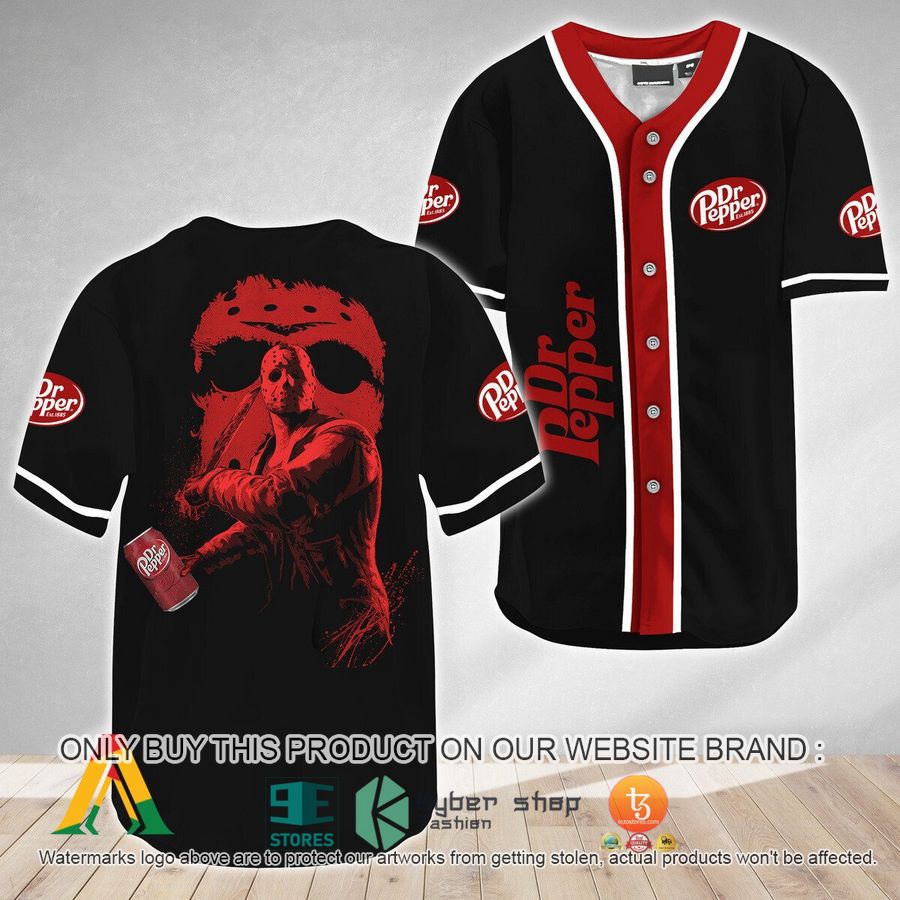 jason voorhees friday the 13th dr pepper baseball jersey 1 68616