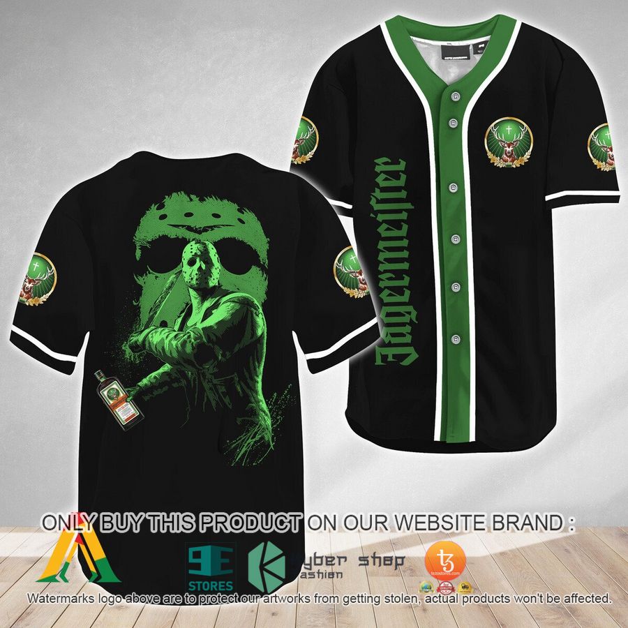 jason voorhees friday the 13th jagermeister baseball jersey 1 85626