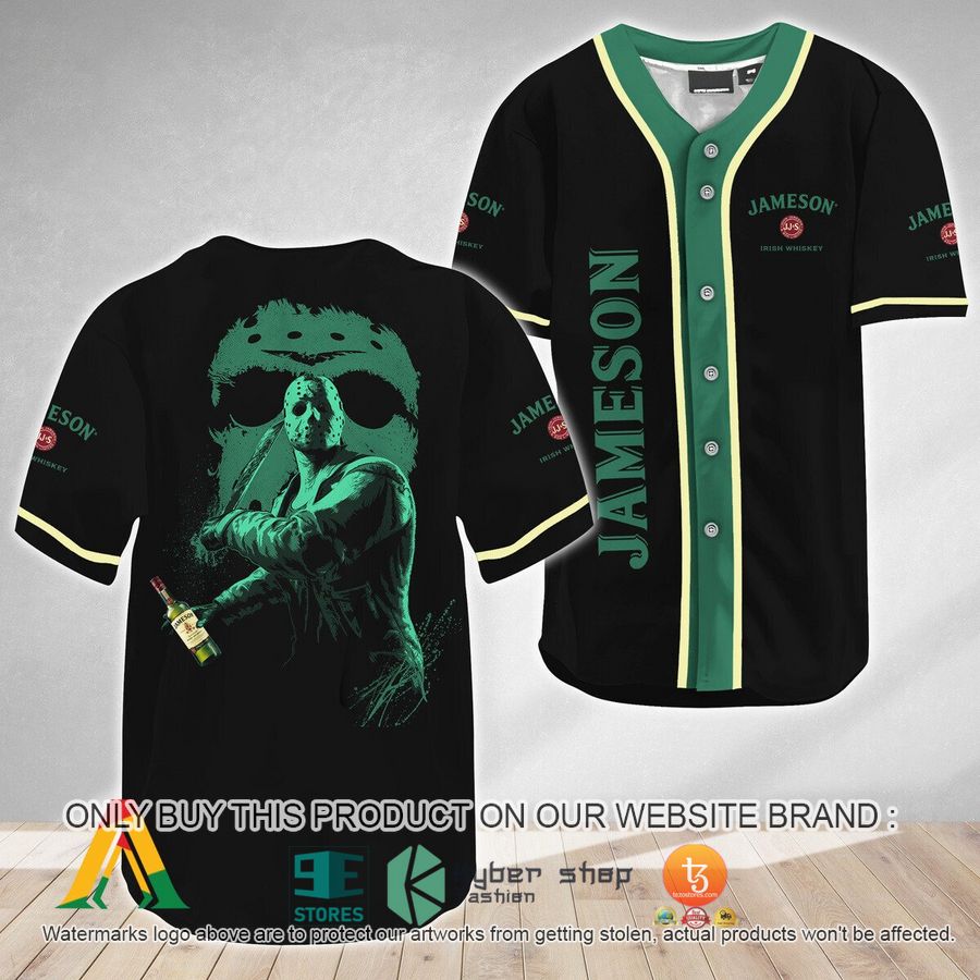 jason voorhees friday the 13th jameson whiskey baseball jersey 1 53149