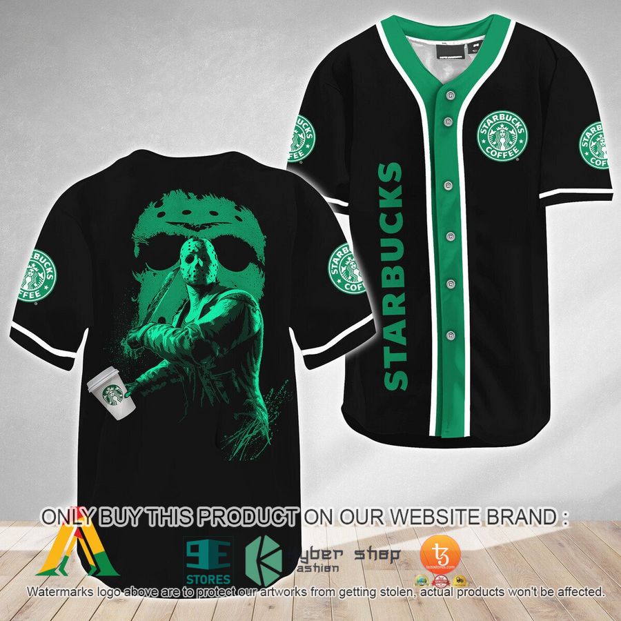 jason voorhees friday the 13th starbucks baseball jersey 1 28499
