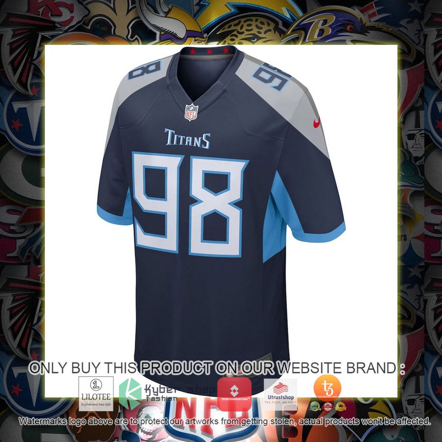 HOT Jeffery Simmons Tennessee Titans Nike Navy Football Jersey Shirt 2 jeffery simmons tennessee titans nike navy football jersey 2 84880