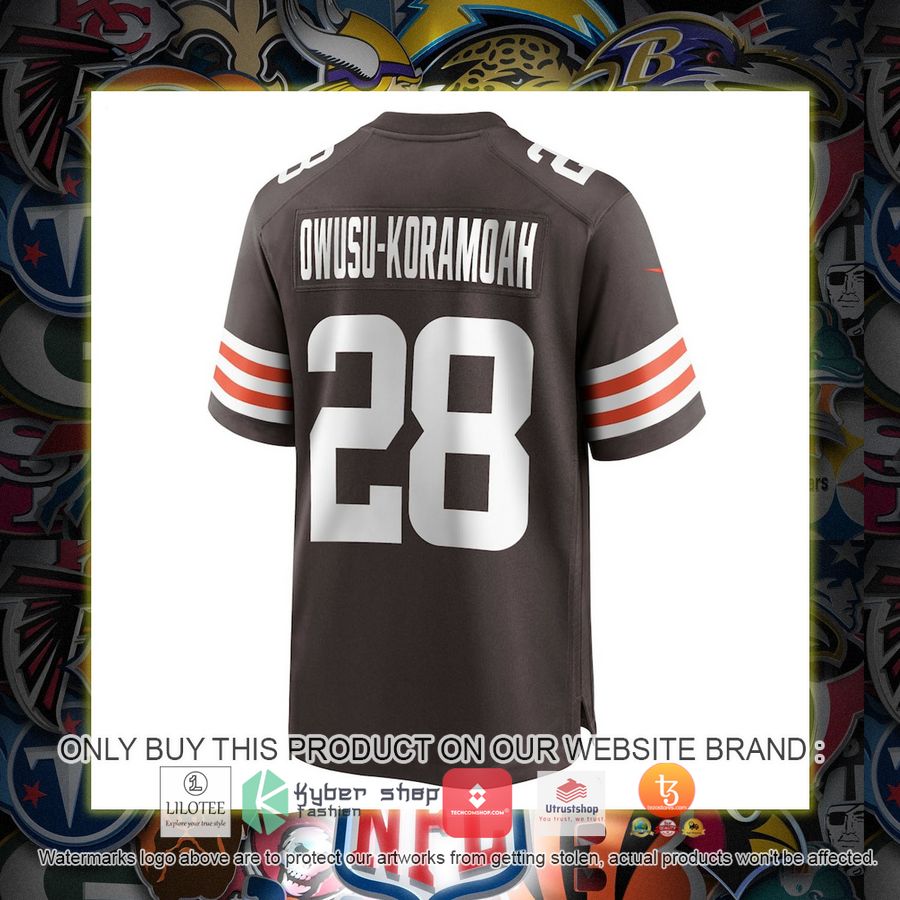 HOT Jeremiah Owusu-Koramoah Cleveland Browns Nike Brown Football Jersey Shirt 3 jeremiah owusu koramoah cleveland browns nike brown football jersey 3 26122
