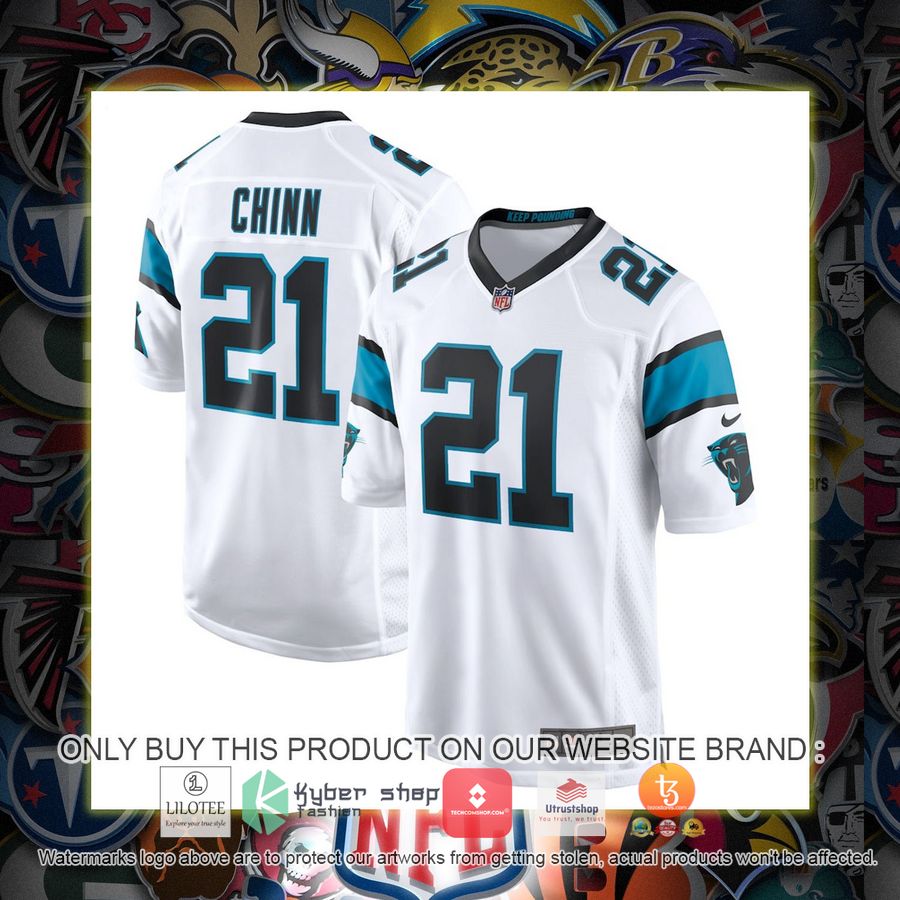 HOT Jeremy Chinn Carolina Panthers Nike White Football Jersey Shirt 7 jeremy chinn carolina panthers nike white football jersey 1 34069