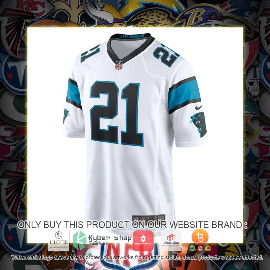HOT Jeremy Chinn Carolina Panthers Nike White Football Jersey Shirt 2 jeremy chinn carolina panthers nike white football jersey 2 55019