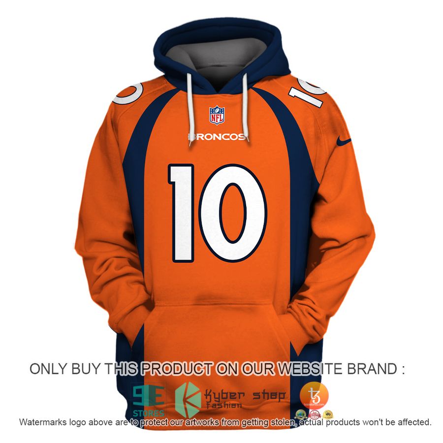 jerry jeudy 10 denver broncos orange shirt hoodie 2 88319