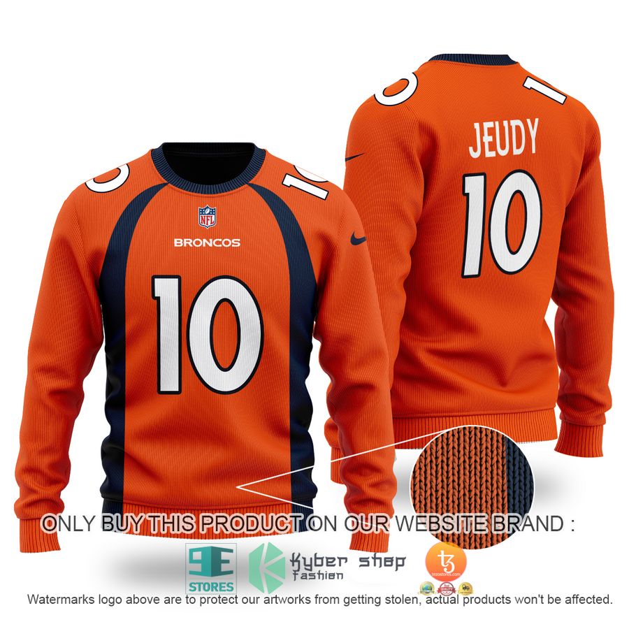 jerry jeudy 10 denver broncos sweater 1 18085