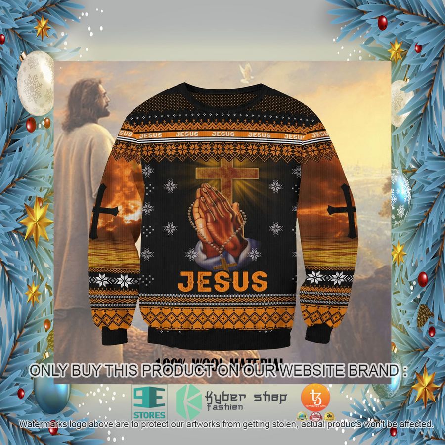 HOT Jesus Is My Everything Ugly Christmas Sweater 2 jesus is my everything ugly christmas sweater 2 66742