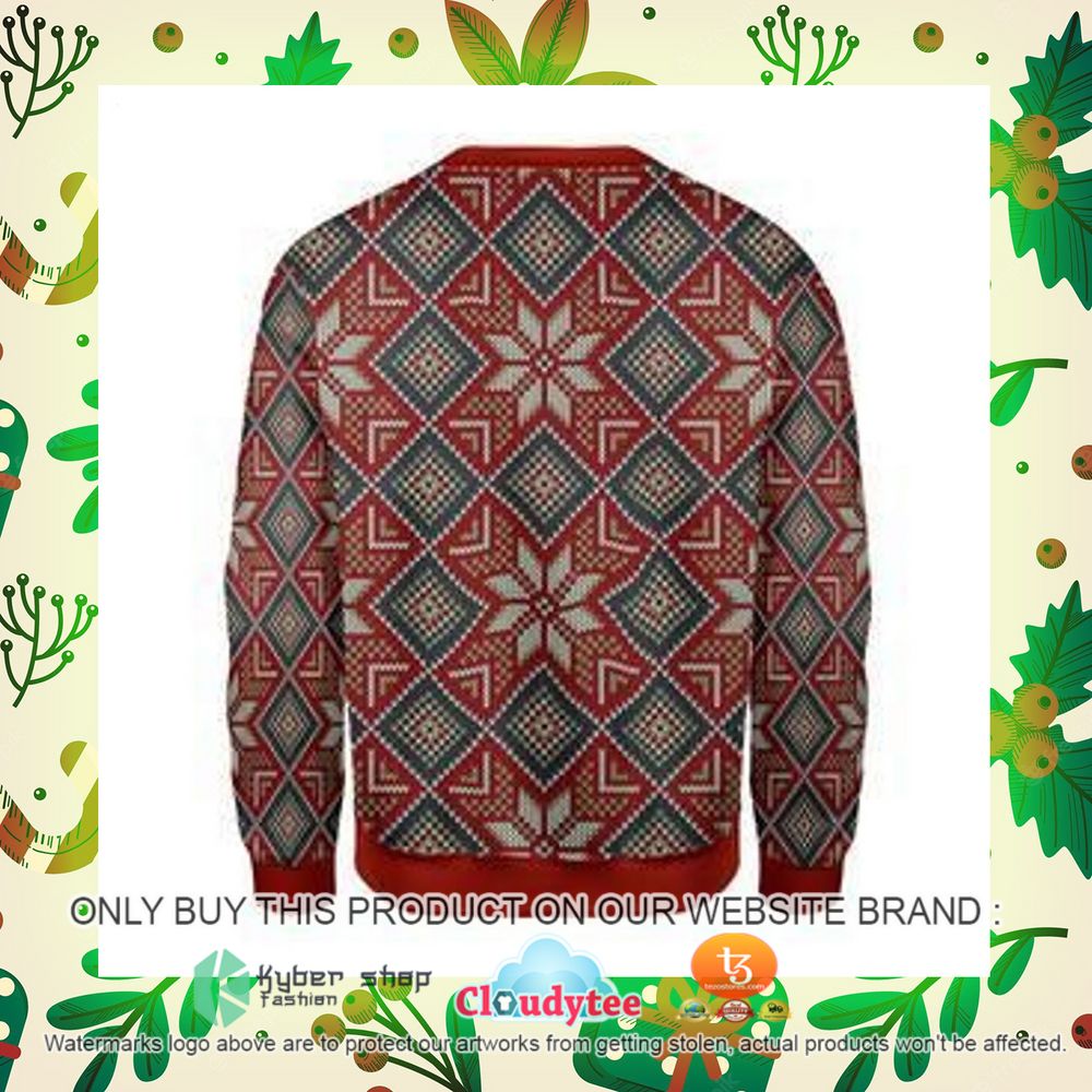 jesus keanu reeves with dog christmas sweater 2 33450