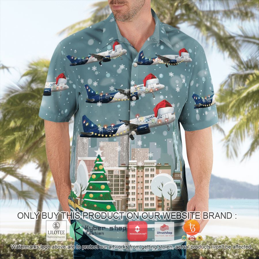 HOT JetBlue Airbus A320-232 Christmas Hawaiian Shirt 6 jetblue airbus a320 232 christmas hawaiian shirt 6 92083