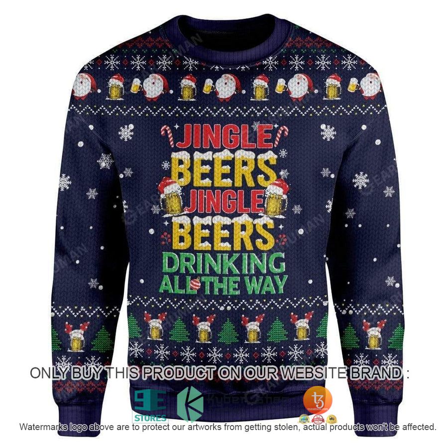 HOT Jinger Beers Ugly Christmas Sweater 8 jinger beers ugly christmas sweater 1 7646