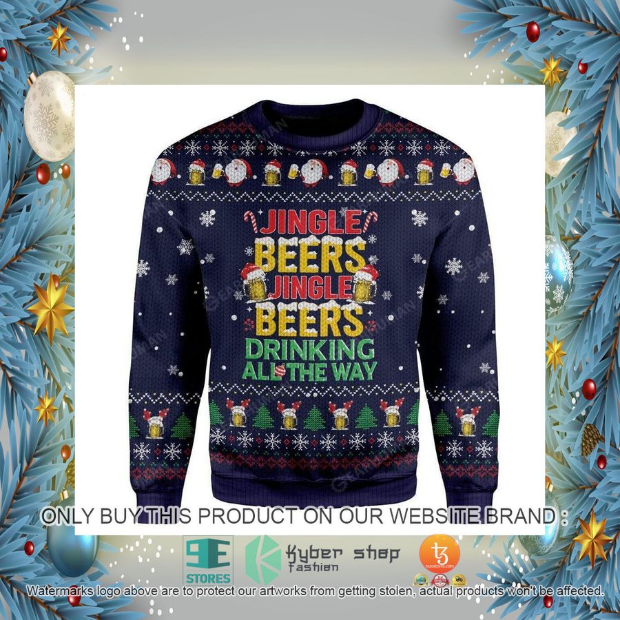 HOT Jinger Beers Ugly Christmas Sweater 2 jinger beers ugly christmas sweater 2 85476