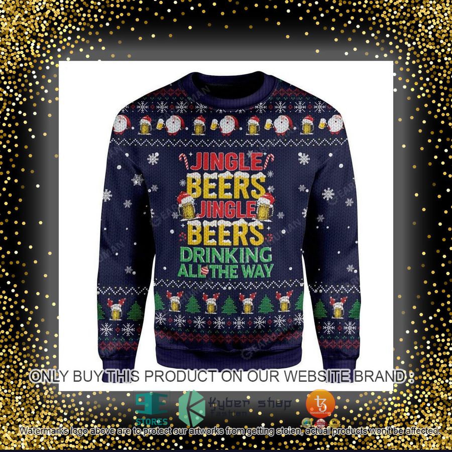 HOT Jinger Beers Ugly Christmas Sweater 4 jinger beers ugly christmas sweater 4 33425