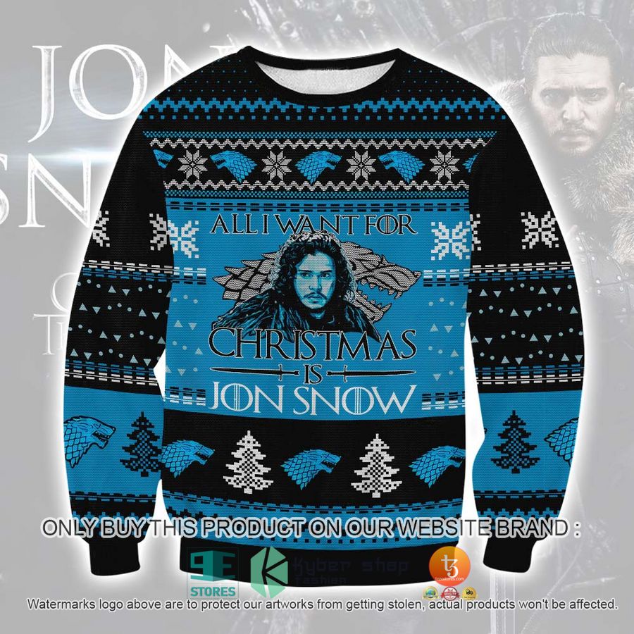 jon snow christmas ugly sweater 1 41109