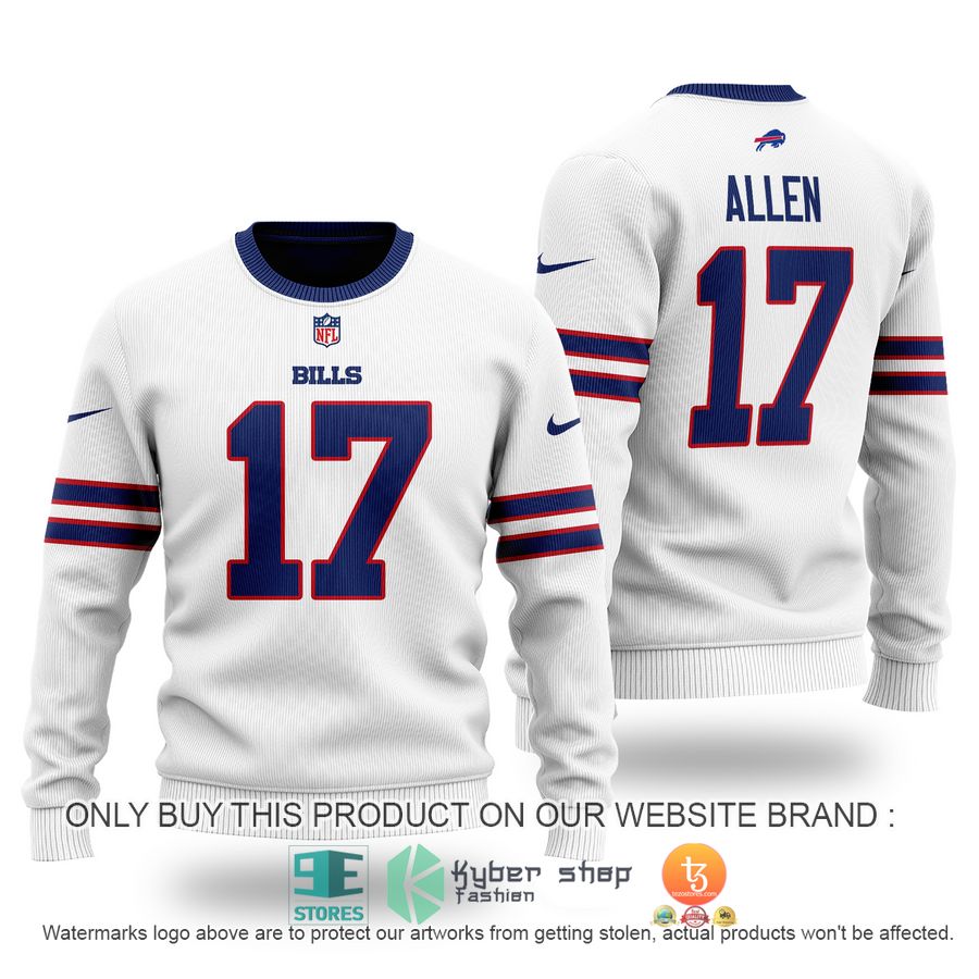 josh allen 17 buffalo bills sweater 1 29340
