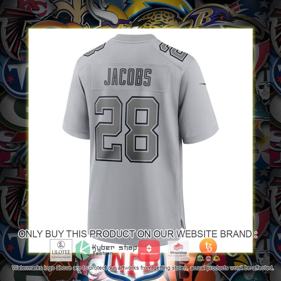 HOT Josh Jacobs Las Vegas Raiders Nike Atmosphere Fashion Gray Football Jersey Shirt 3 josh jacobs las vegas raiders nike atmosphere fashion gray football jersey 3 57565