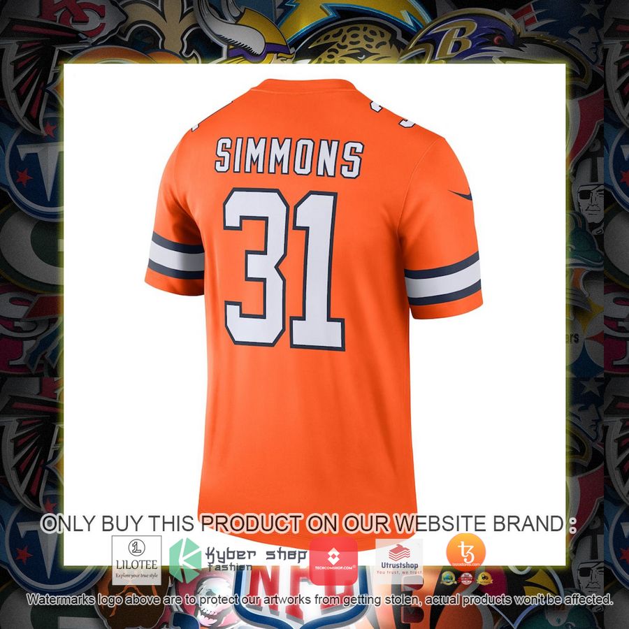 HOT Justin Simmons Denver Broncos Nike Alternate Legend Orange Football Jersey Shirt 3 justin simmons denver broncos nike alternate legend orange football jersey 3 95471