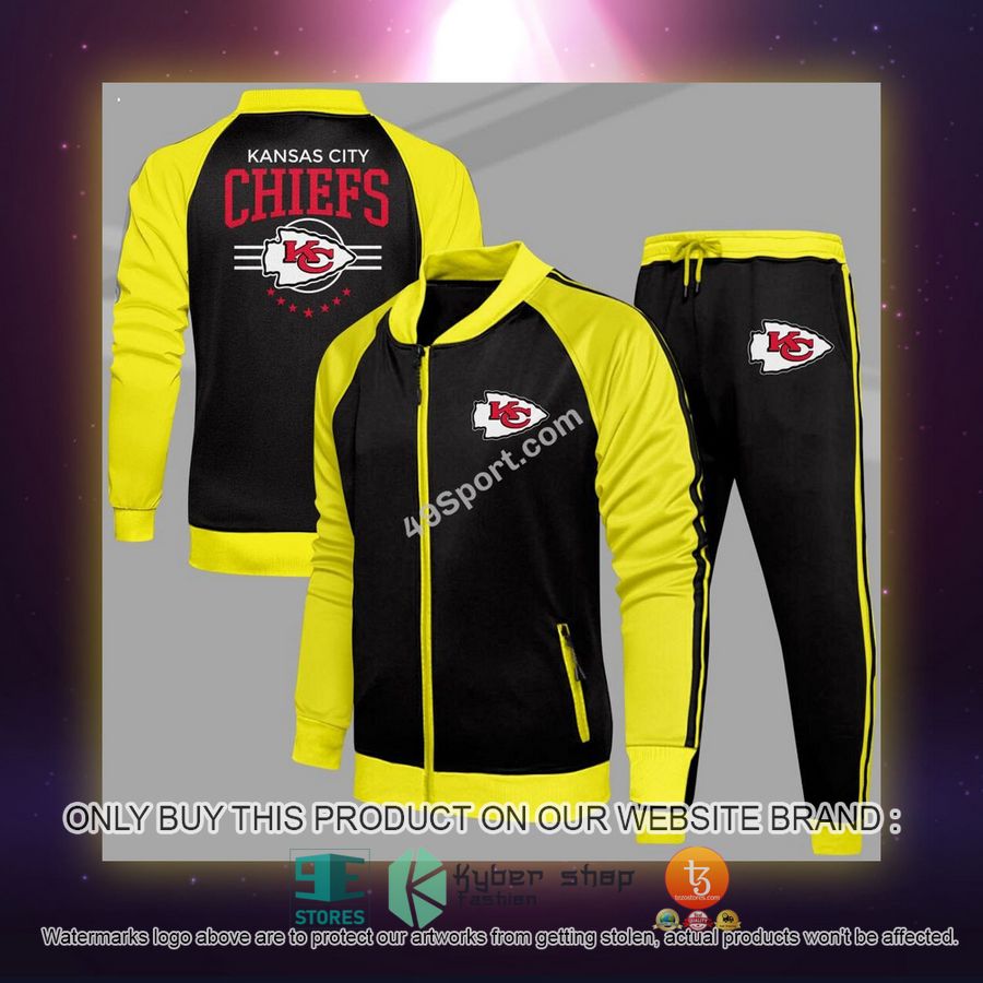 NEW Kansas City Chiefs Logo Tracksuit Shirt, Long Pants 6 kansas city chiefs logo sport tracksuit 6 2205