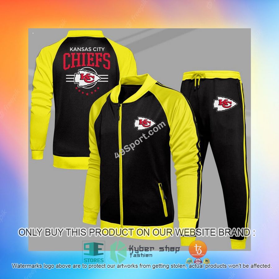 NEW Kansas City Chiefs Logo Tracksuit Shirt, Long Pants 9 kansas city chiefs logo sport tracksuit 9 75754