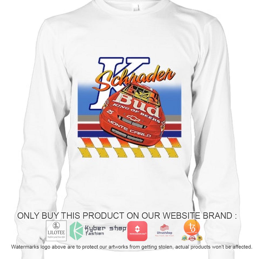 HOT Ken Schrader Bud King of Beers Monte Carlo 2D Hoodie, Shirt 3 ken schrader bud king of beers monte carlo 2d shirt hoodie 3 87073