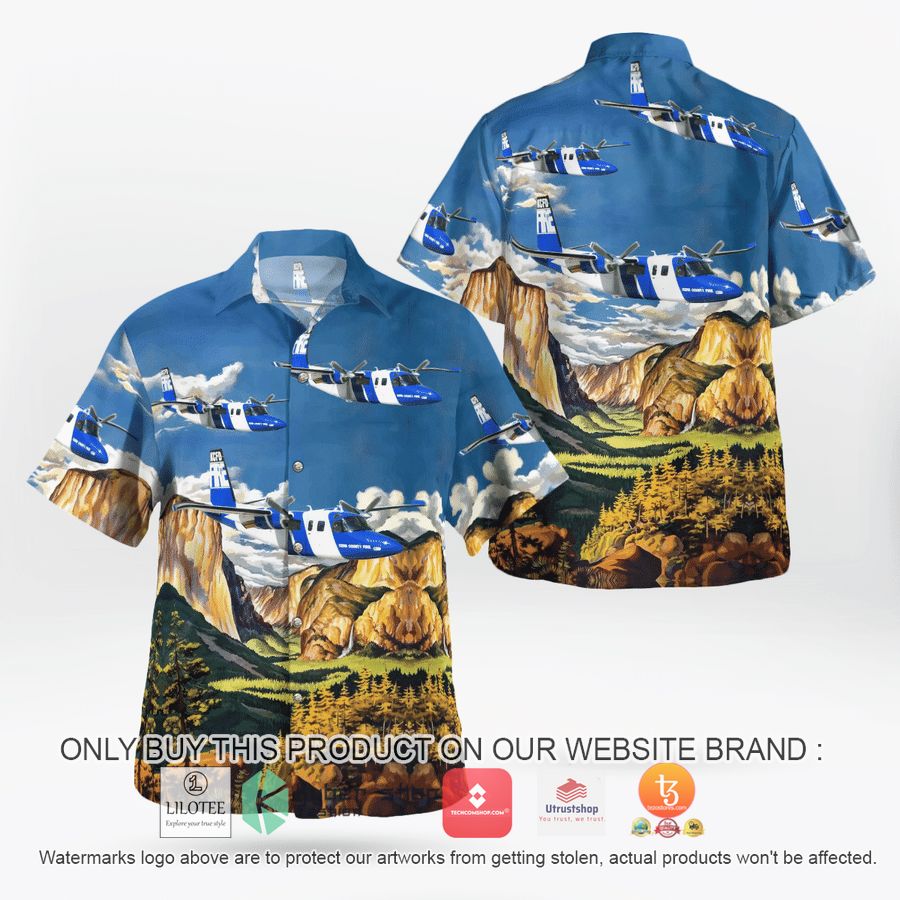 kern county fire department air attack 490 plane hawaiian shirt 2 63266