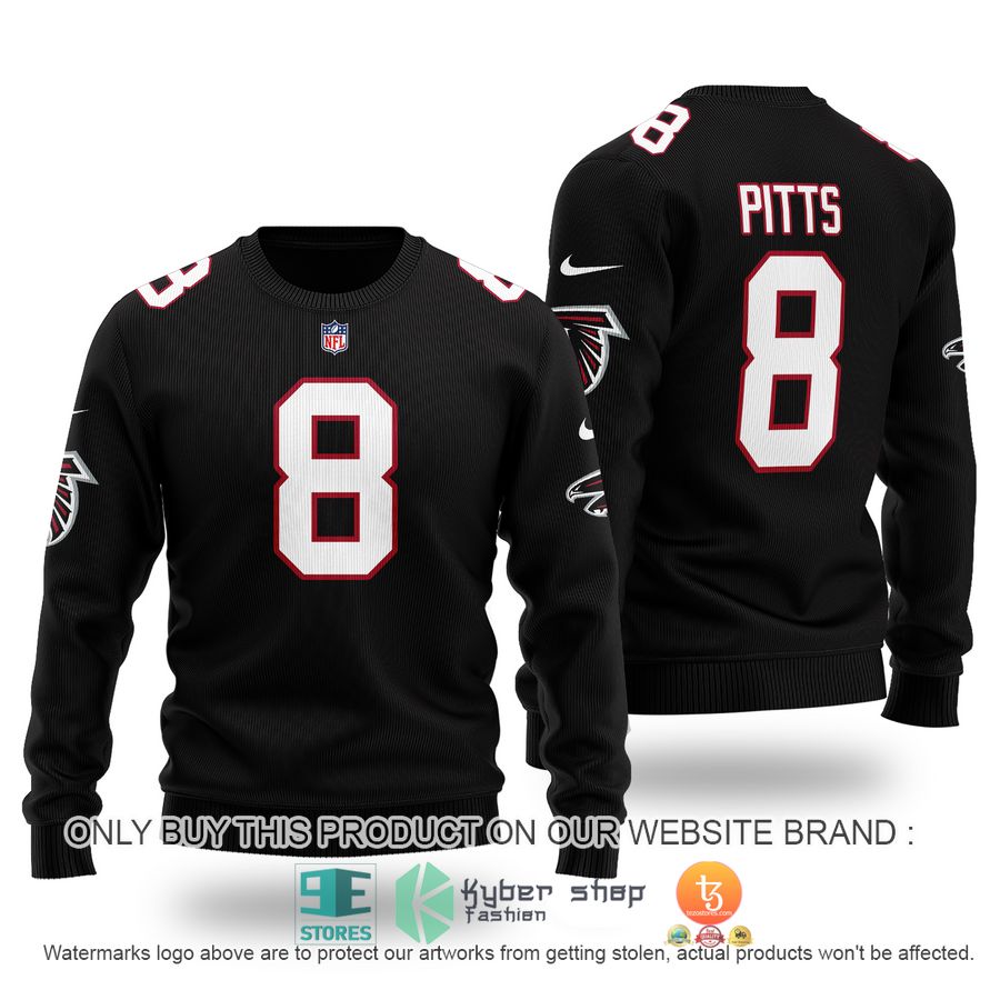 NEW Kyle Pitts 8 Atlanta Falcons Sweater 1 kyle pitts 8 atlanta falcons sweater 1 57555