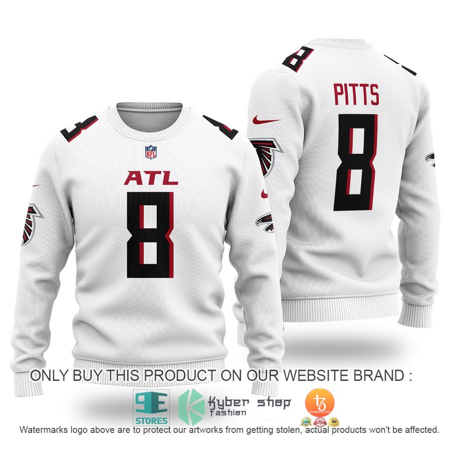 kyle pitts 8 atlanta falcons white sweater 1 39323